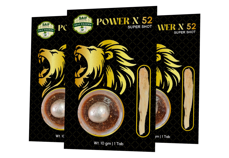 Power X 52 Power Short | Single Shot | With Musli Stick Inside | Pack of 3